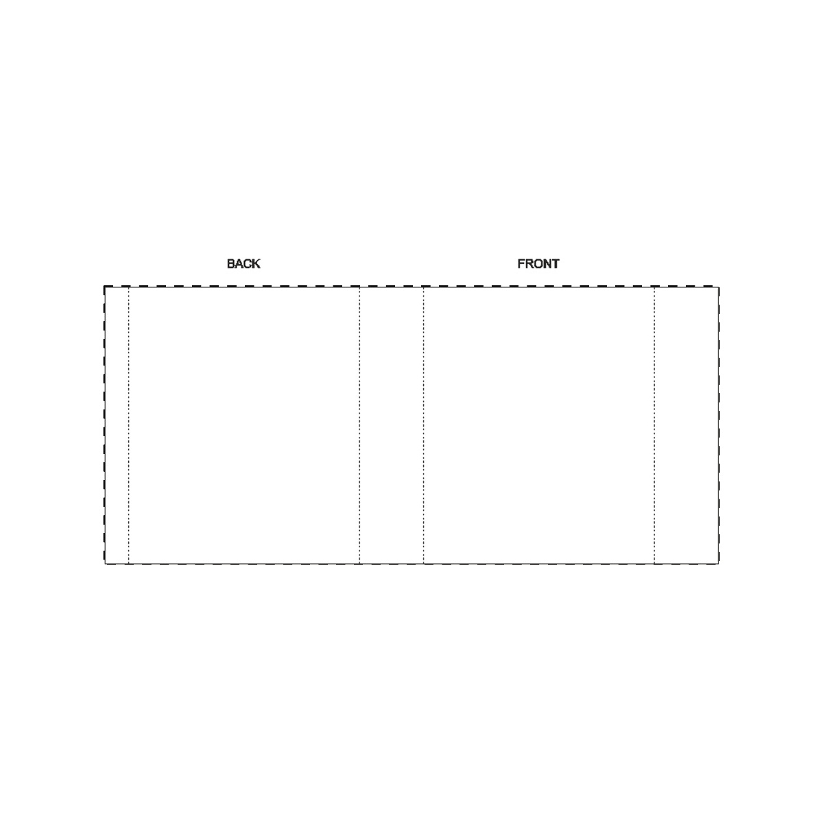 Maßgefertigte Papierbanderole (263 x 122 mm)