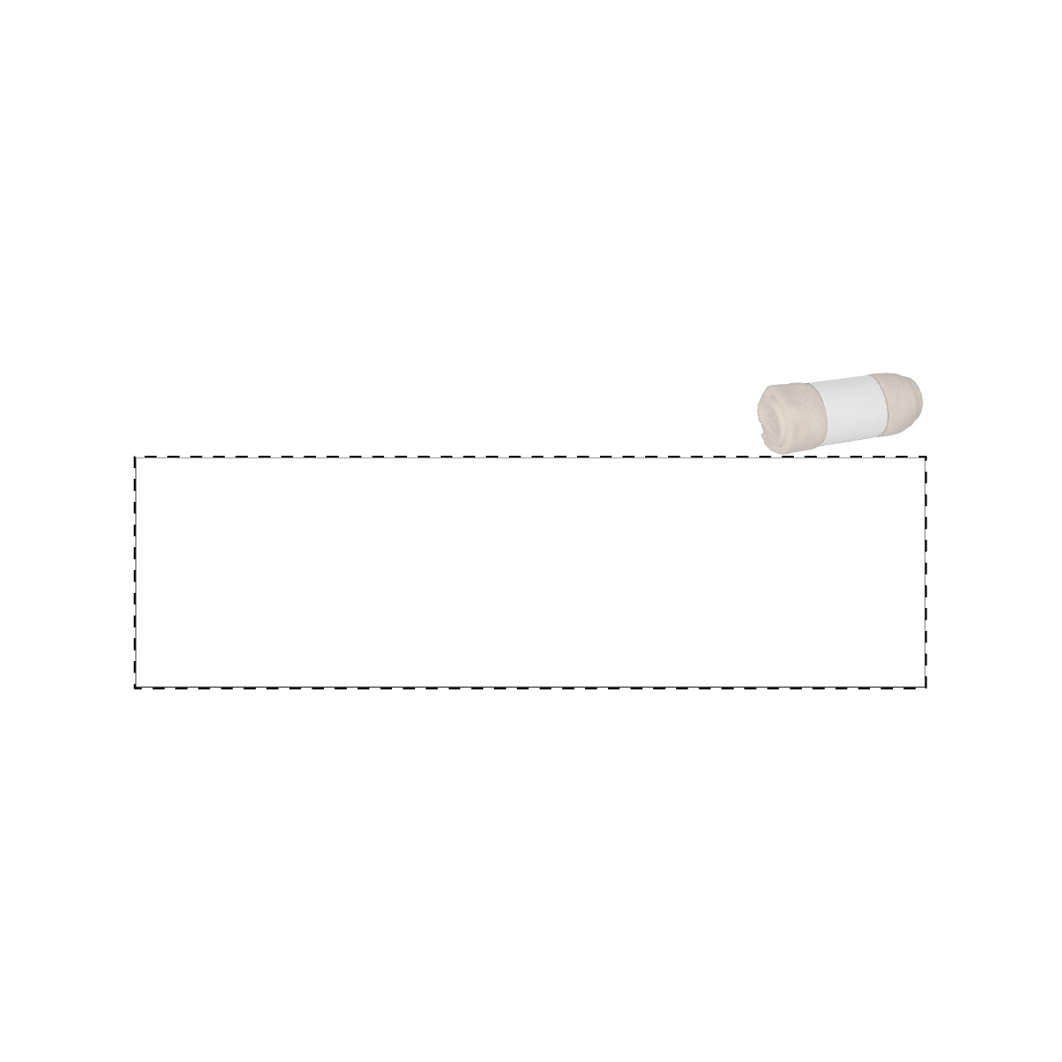 Maßgefertigte Papierbanderole (240 x 70 mm)