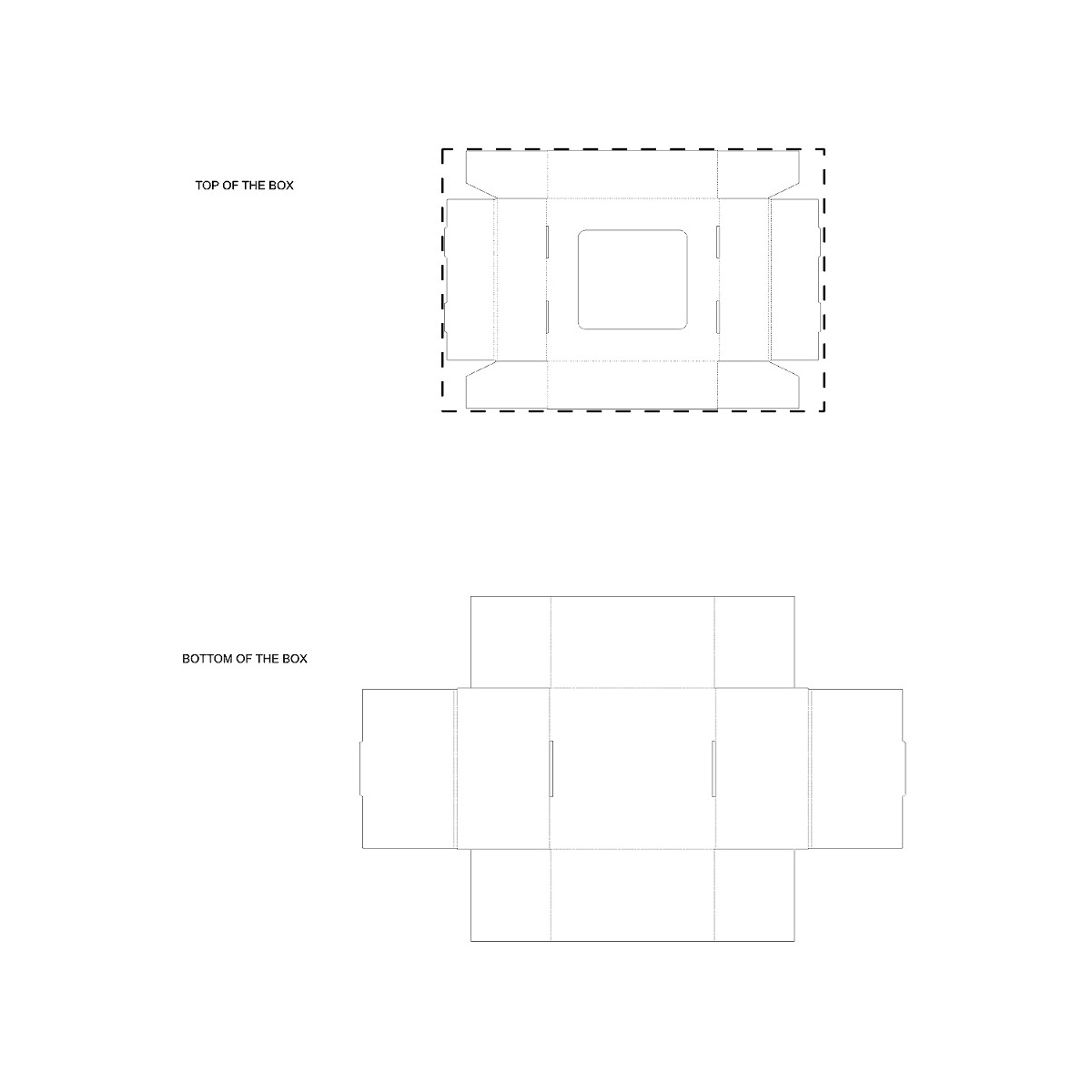 Oben auf der Box (470 x 324 mm)