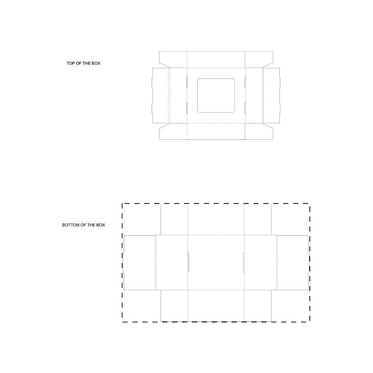 Unten auf der Box (432 x 684 mm)