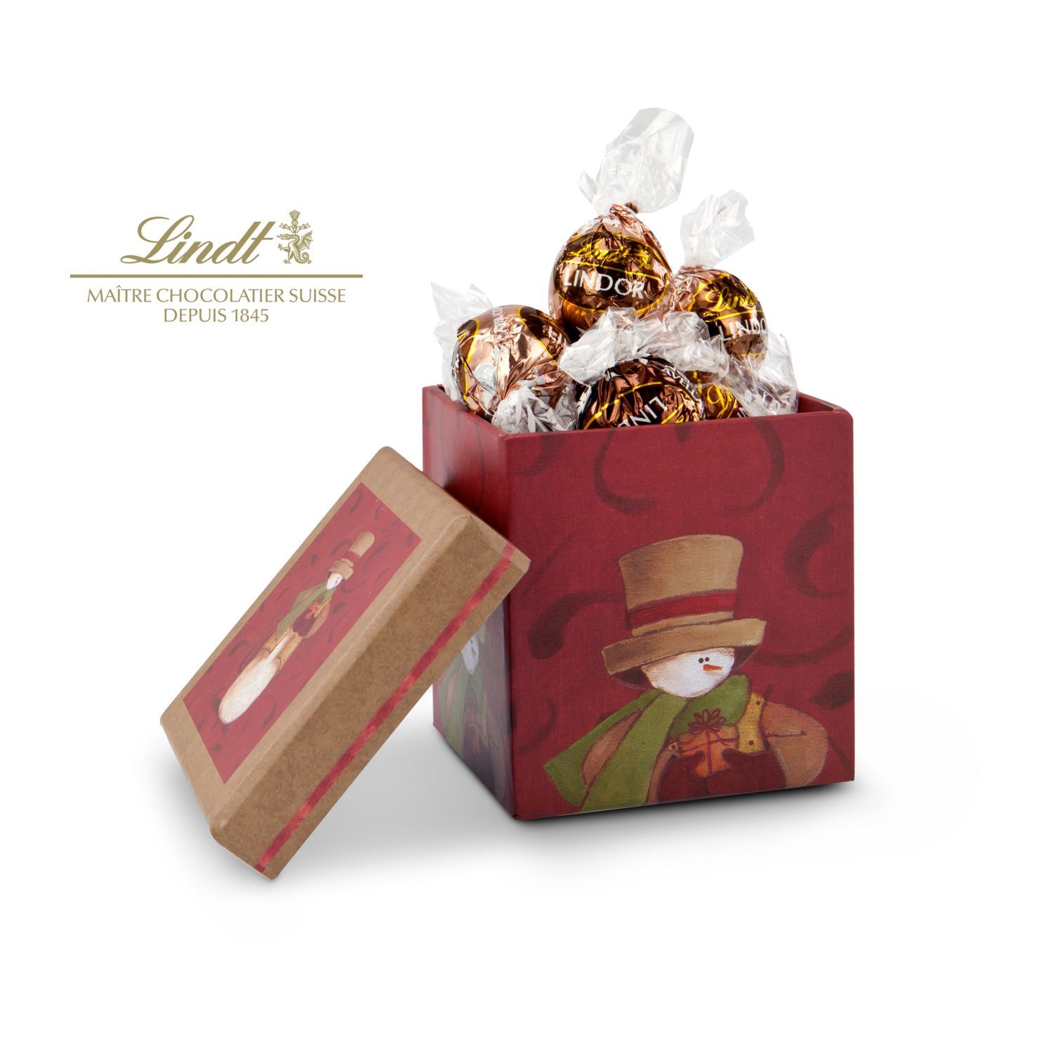 Werbeanbringung auf der Verpackung des Präsents (max. 5,2 x 7,4 cm)