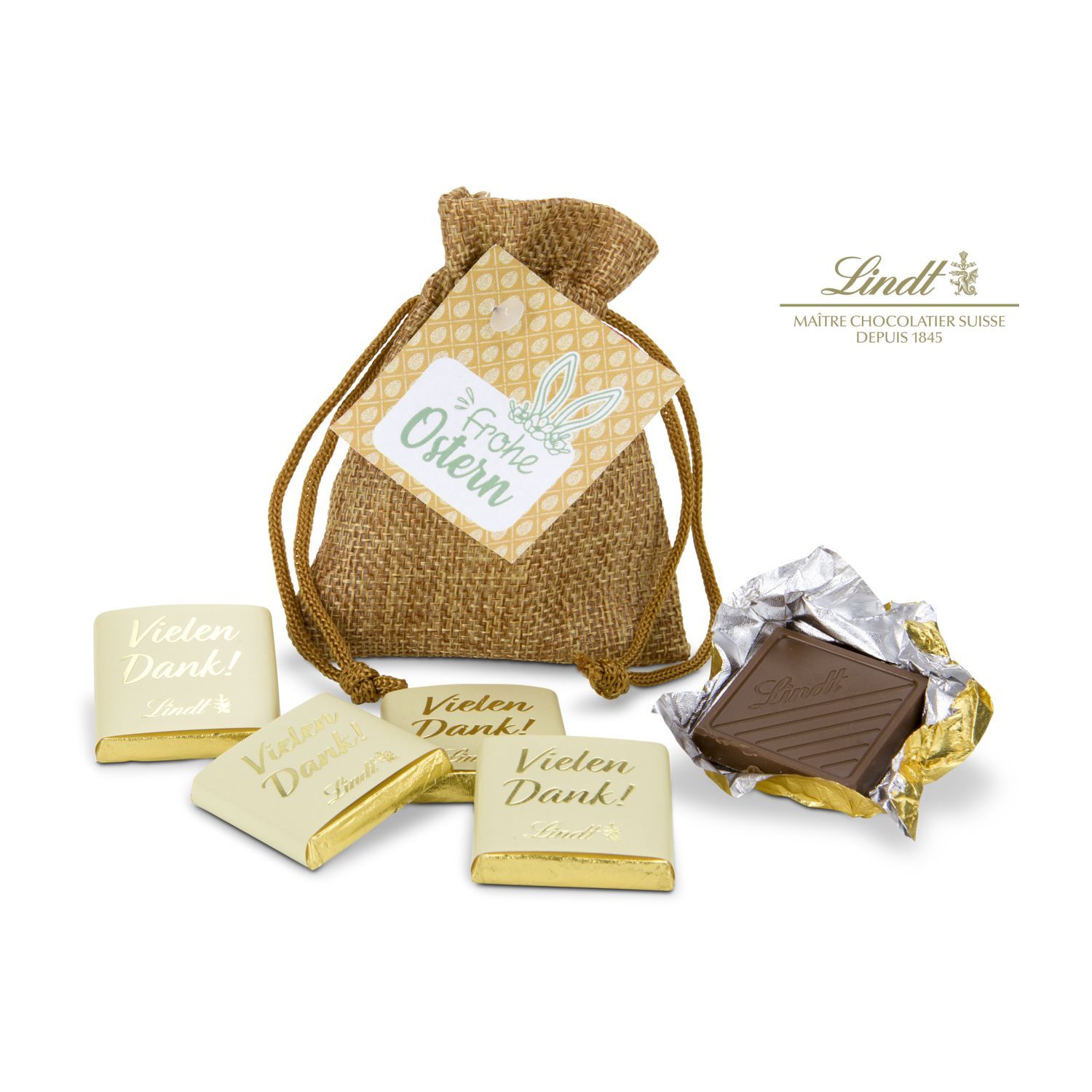 Werbeanbringung durch Hangtag (max. 5,2 x 5,2 cm)