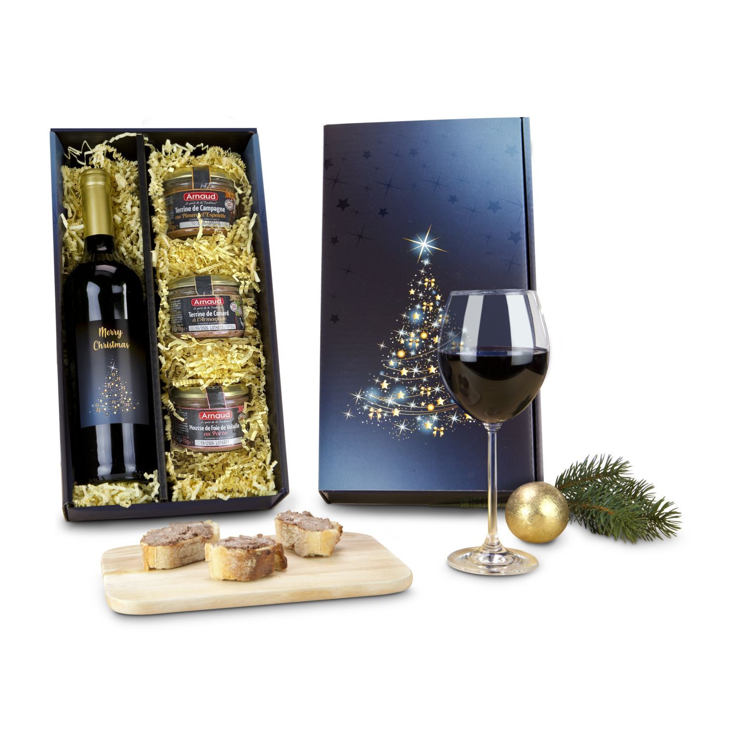 Werbeanbringung auf der Verpackung des Präsents (max. 10,5 x 14,8 cm)