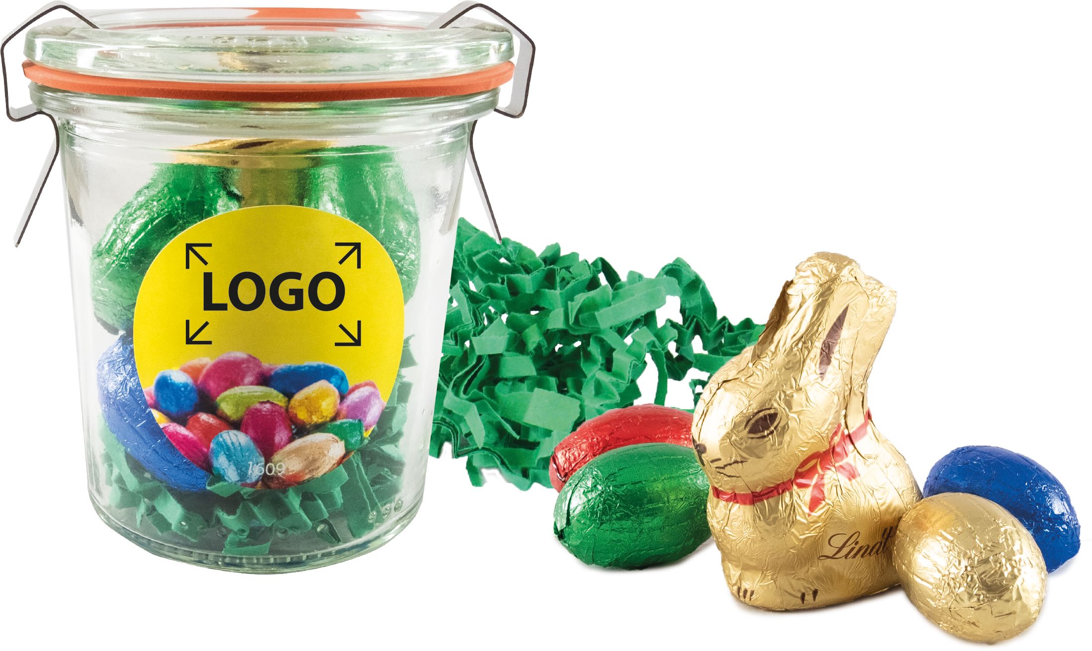 Auf das Etikett (Ø 4,0 cm)