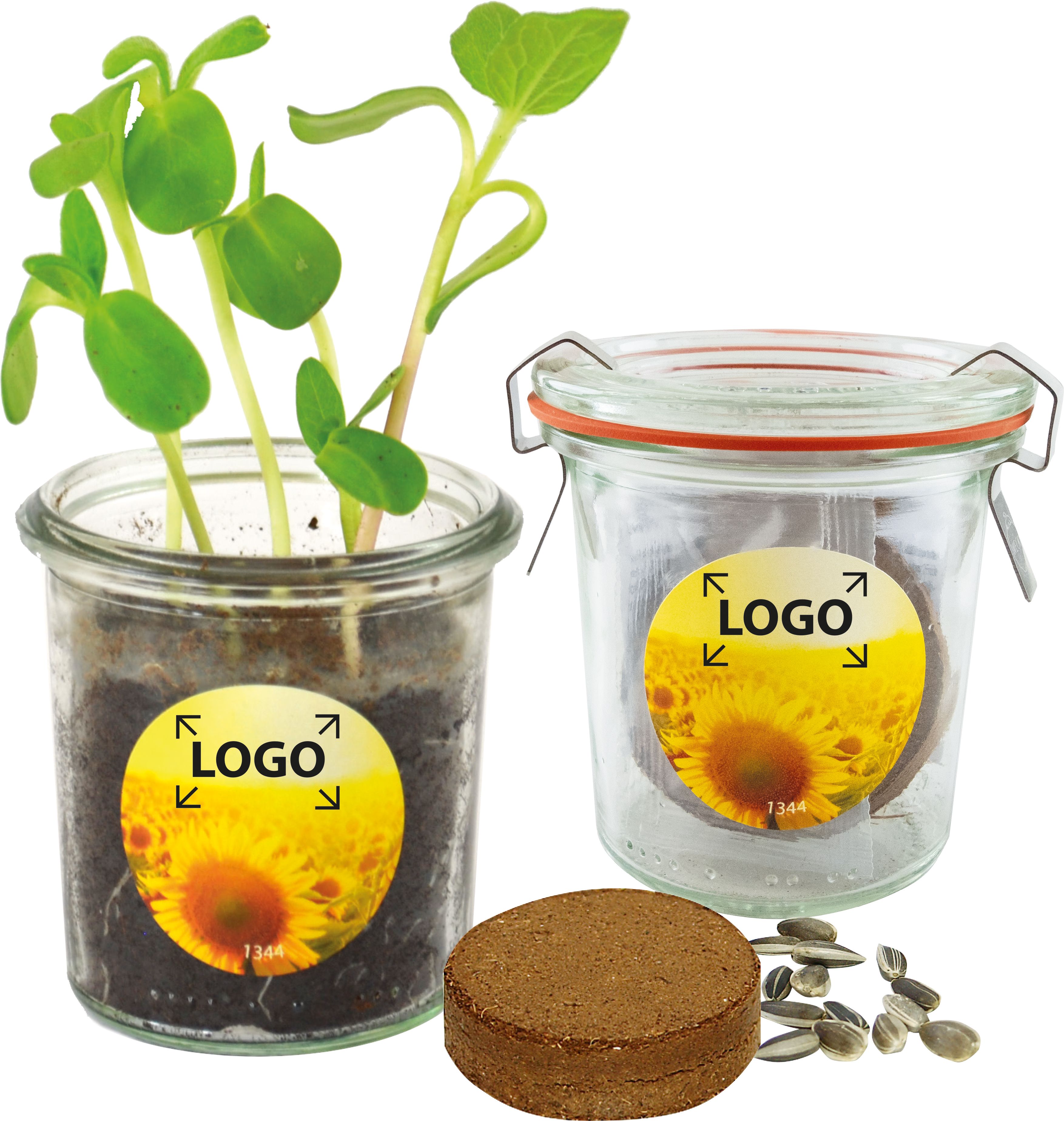 Auf das Etikett (Ø 4,0 cm)