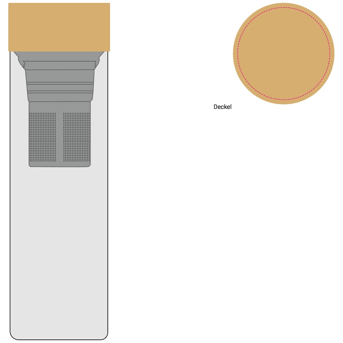 Deckel oben (Ø 65 mm)