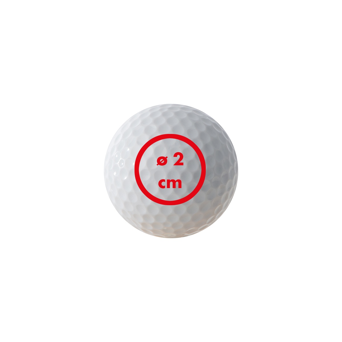 Auf dem Ball (ø 2 cm)