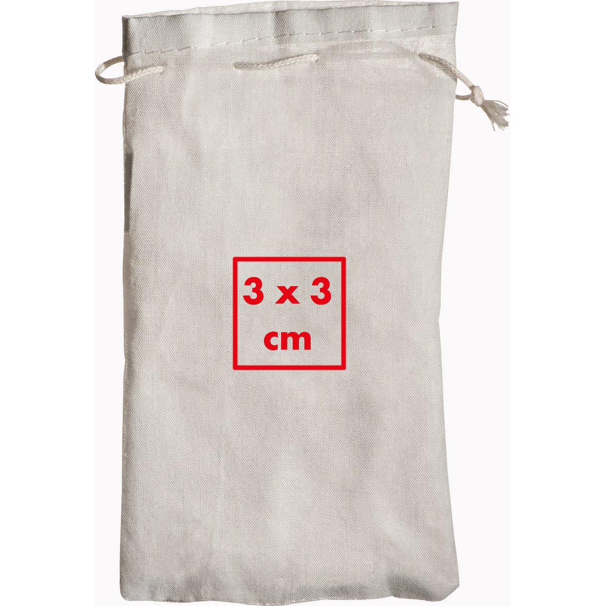 Auf die Tasche/Beutel (3 x 3 cm)