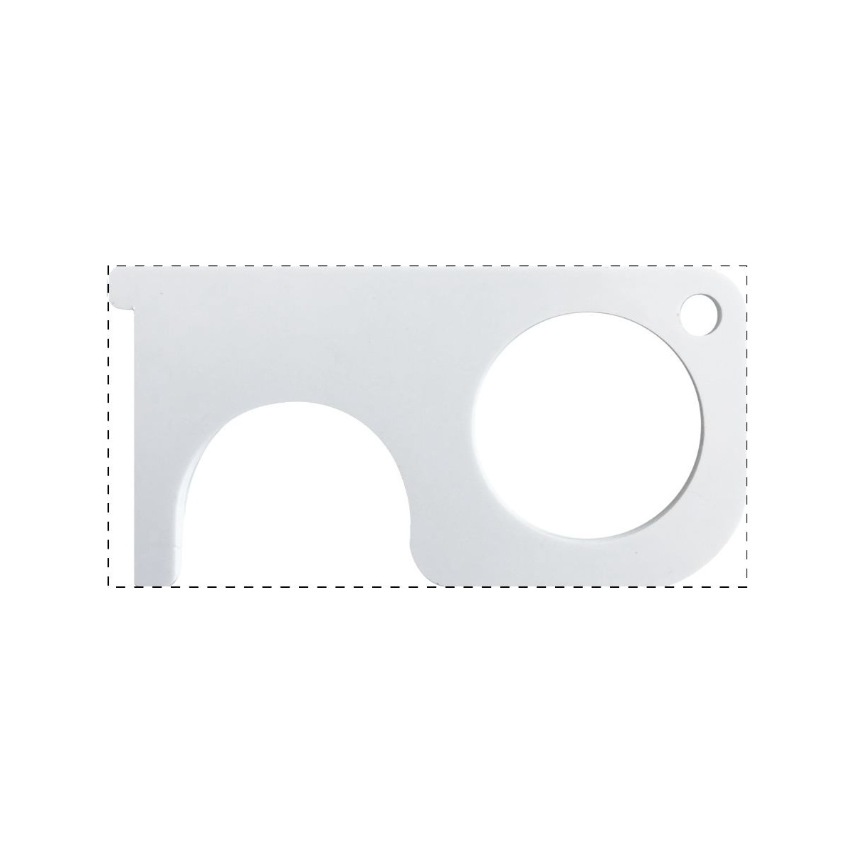 Vorderseite - Hygiene-Schlüssel (70 x 35 mm)