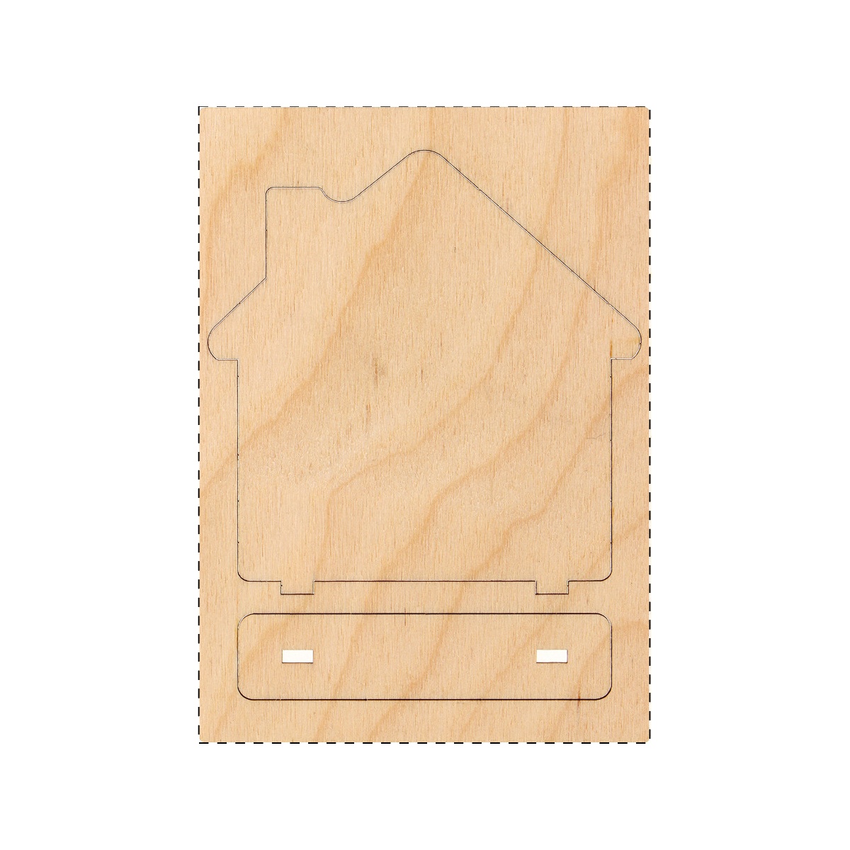 Holzteil - vorne (100 x 143 mm)