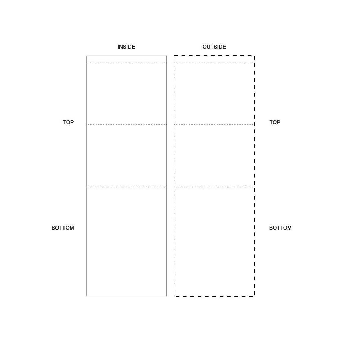 Vorderseite (128 x 385 mm)