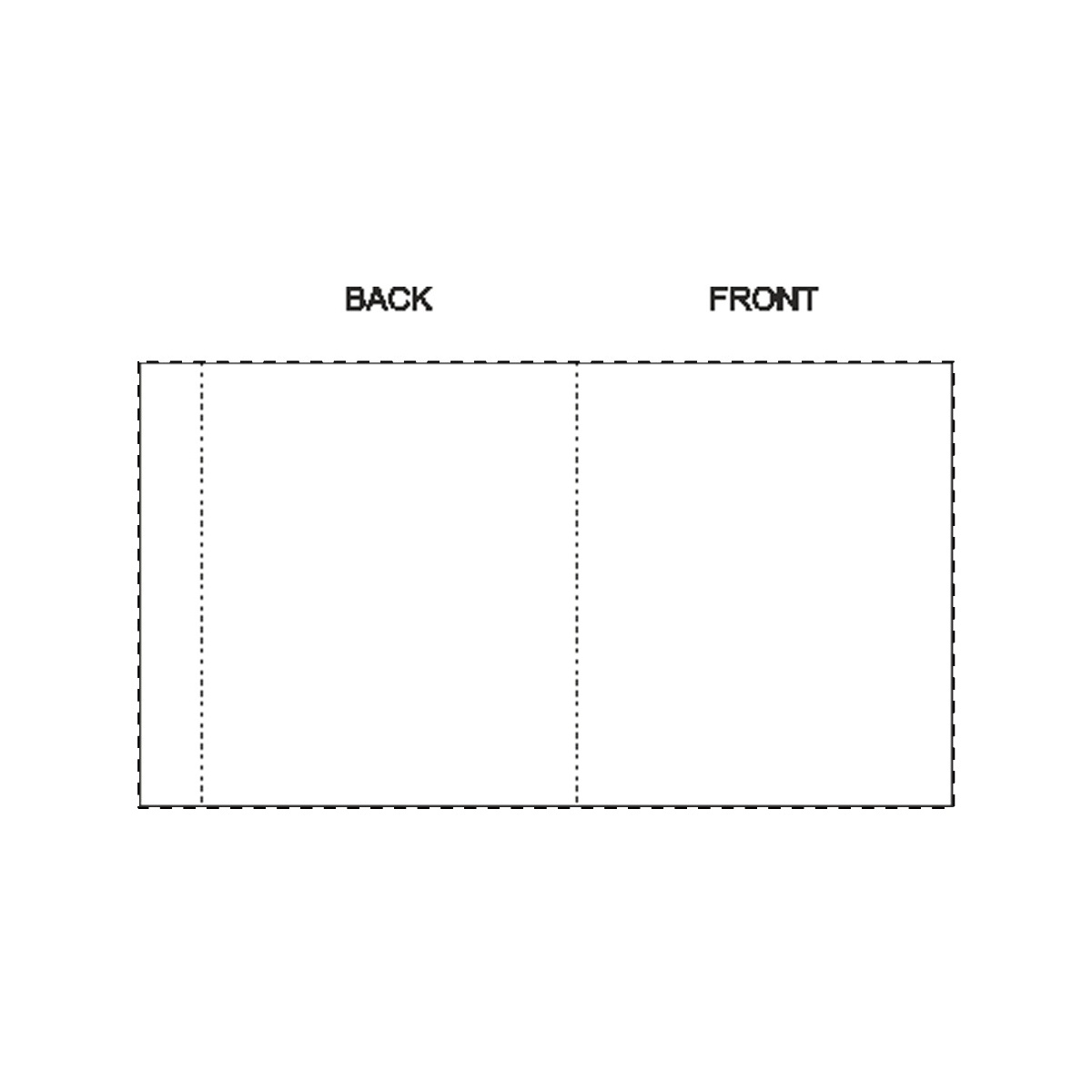Maßgefertigte Papierbanderole (77 x 136 mm)