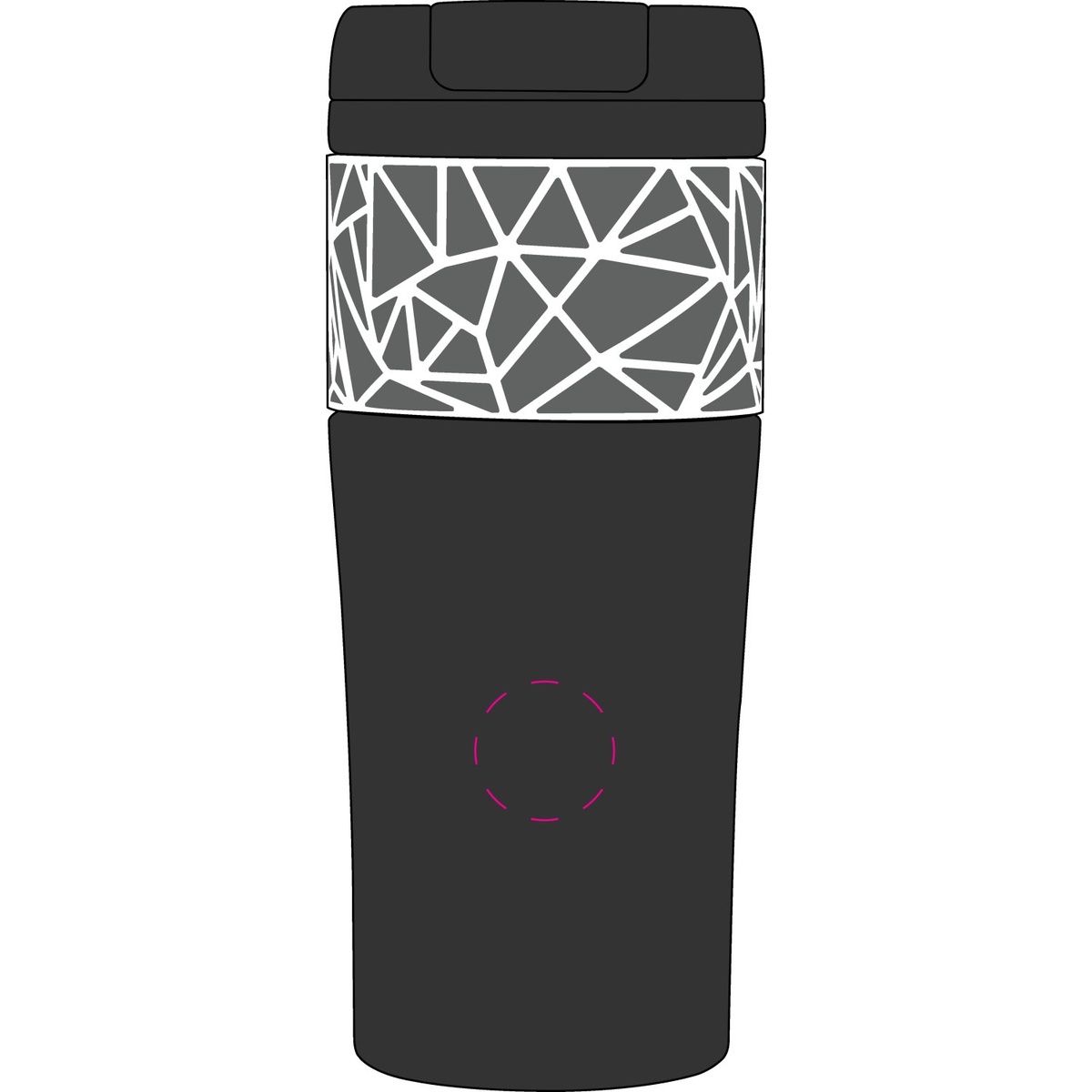 auf Becher seitlich (2,5 cm)