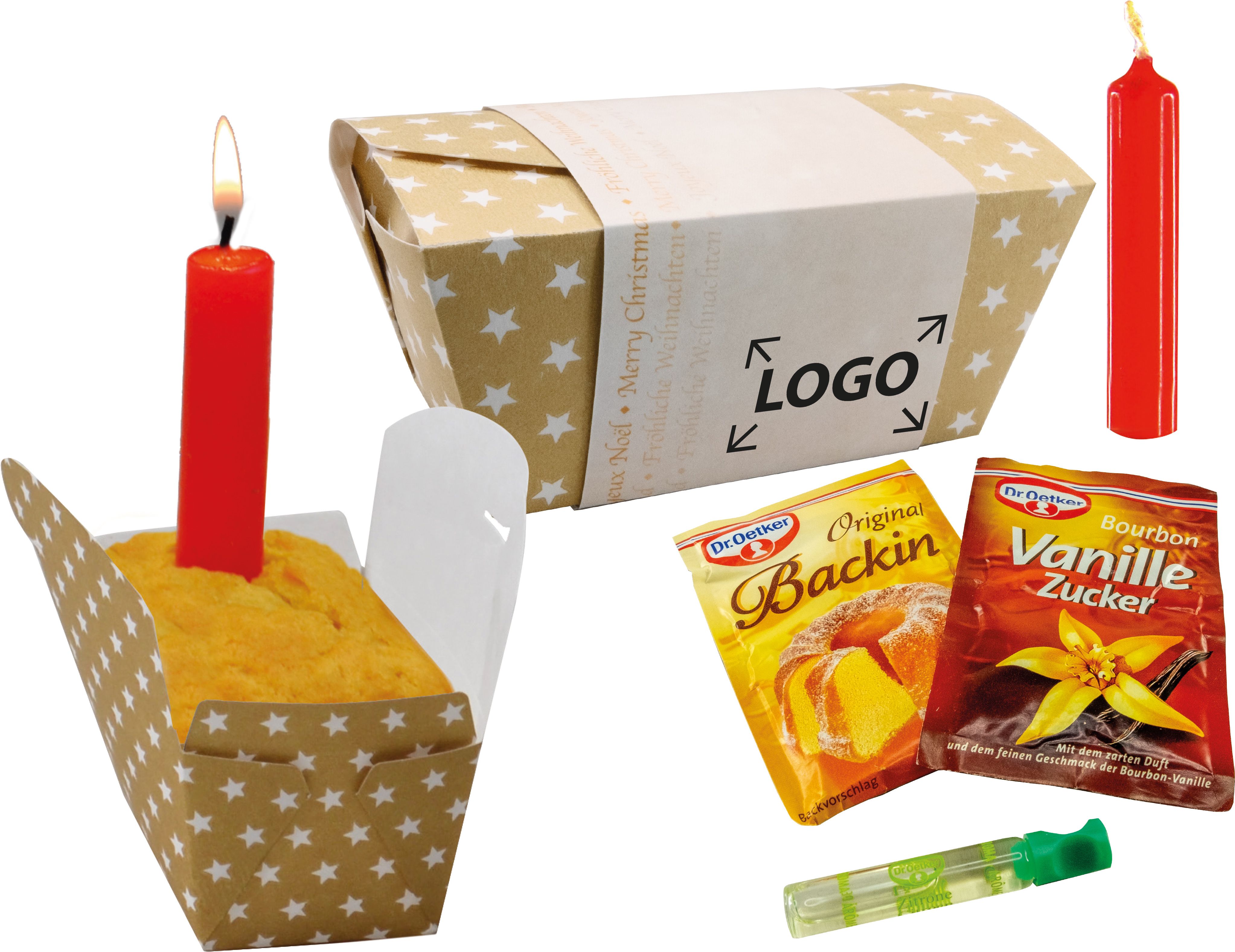 auf die Banderole (5,0 x 18,9 cm)