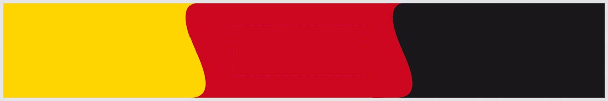 auf rotes Segment (13x5 cm)