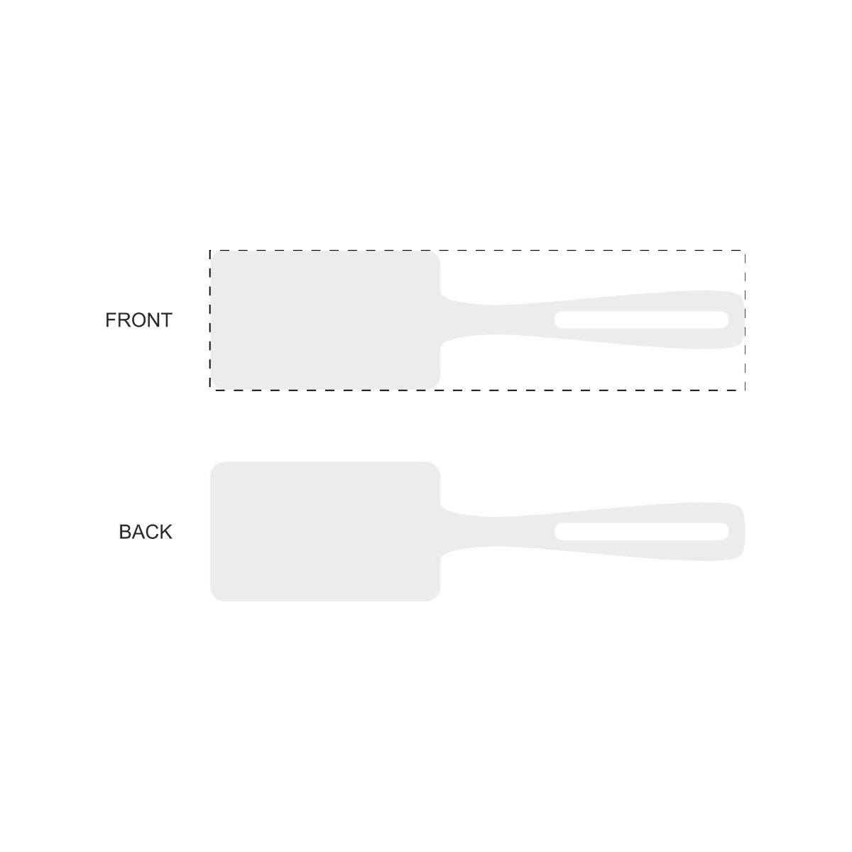 Vorderseite (23 x 6 cm)