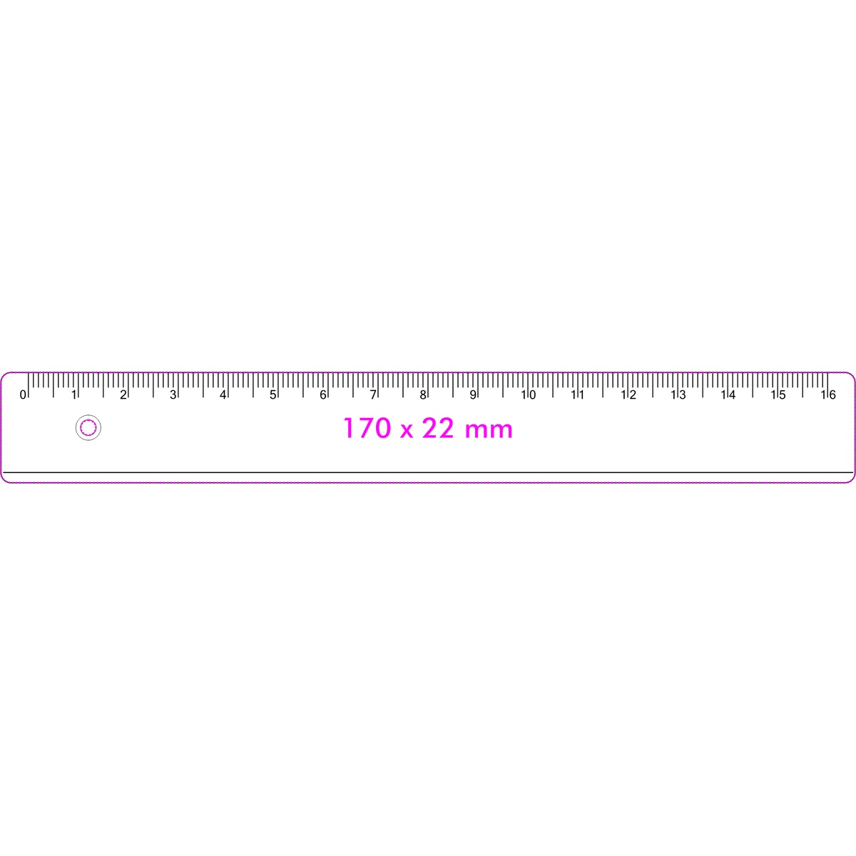 Vorderseite (17 x 2,2 cm)