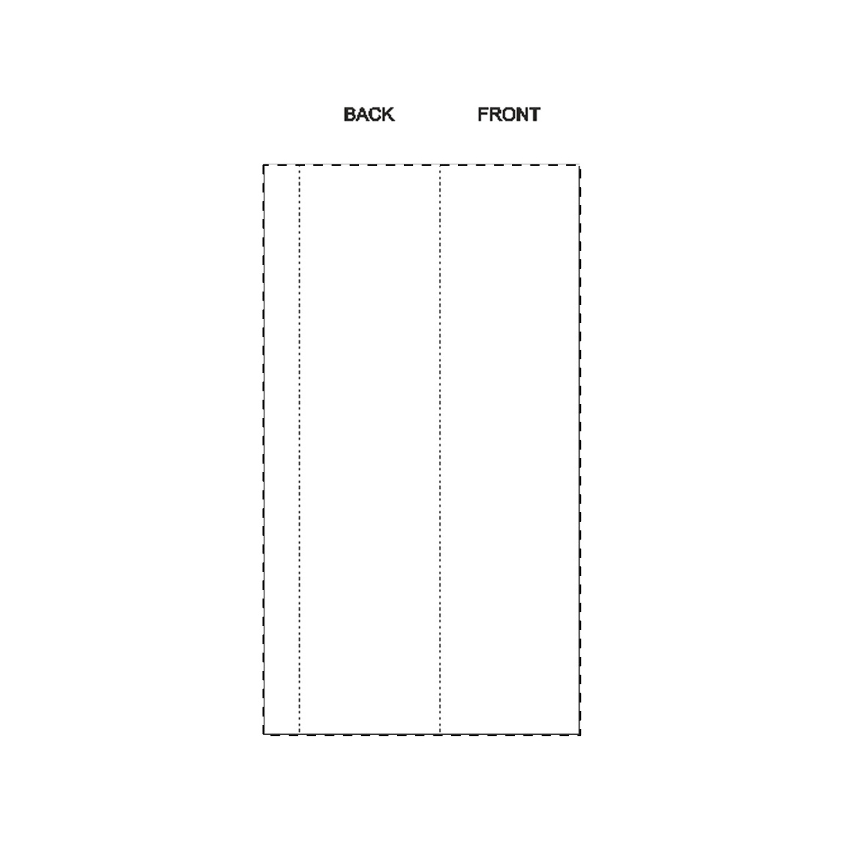 Maßgefertigte Papierbanderole (159 x 88 mm)