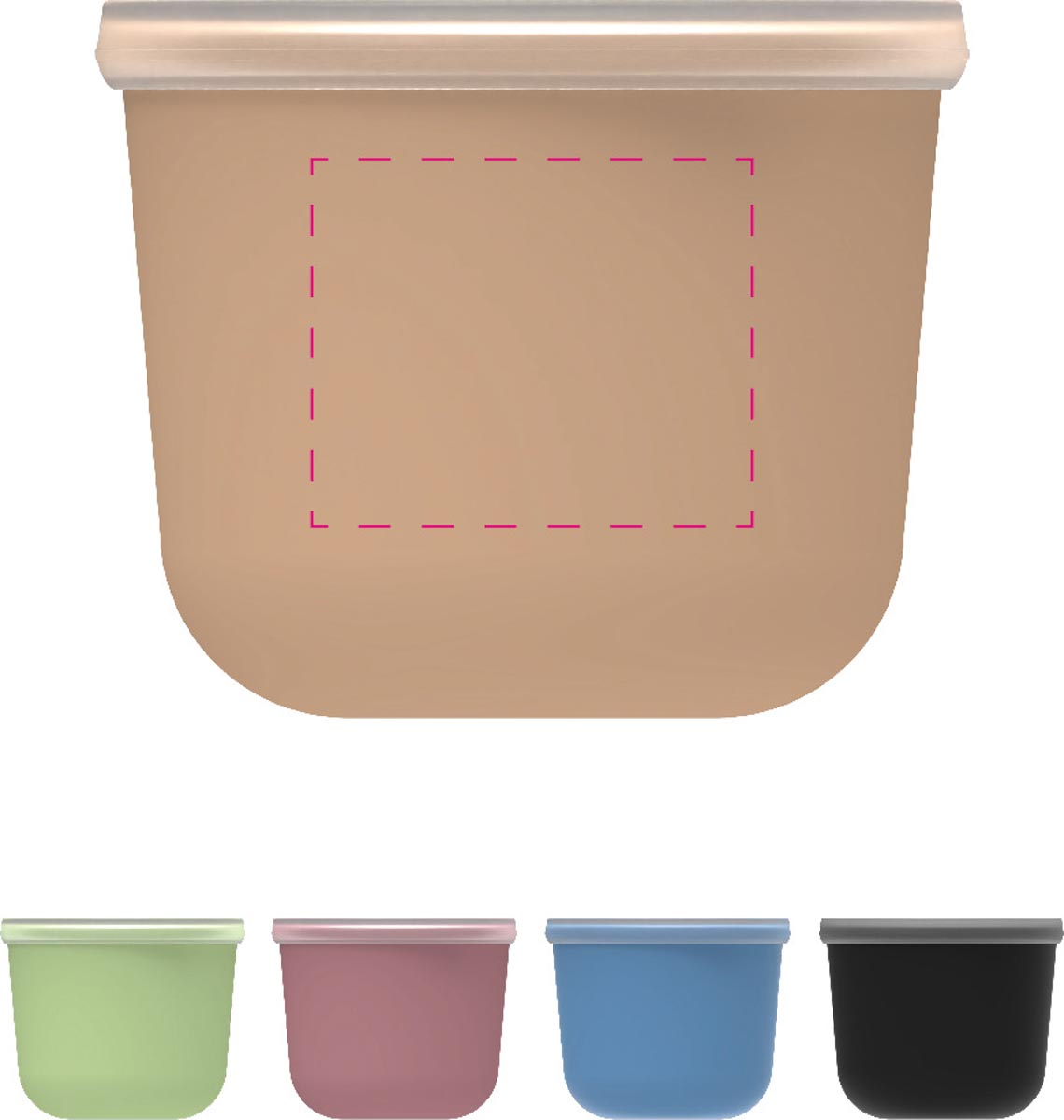 mittig seitlich (6x5 cm)