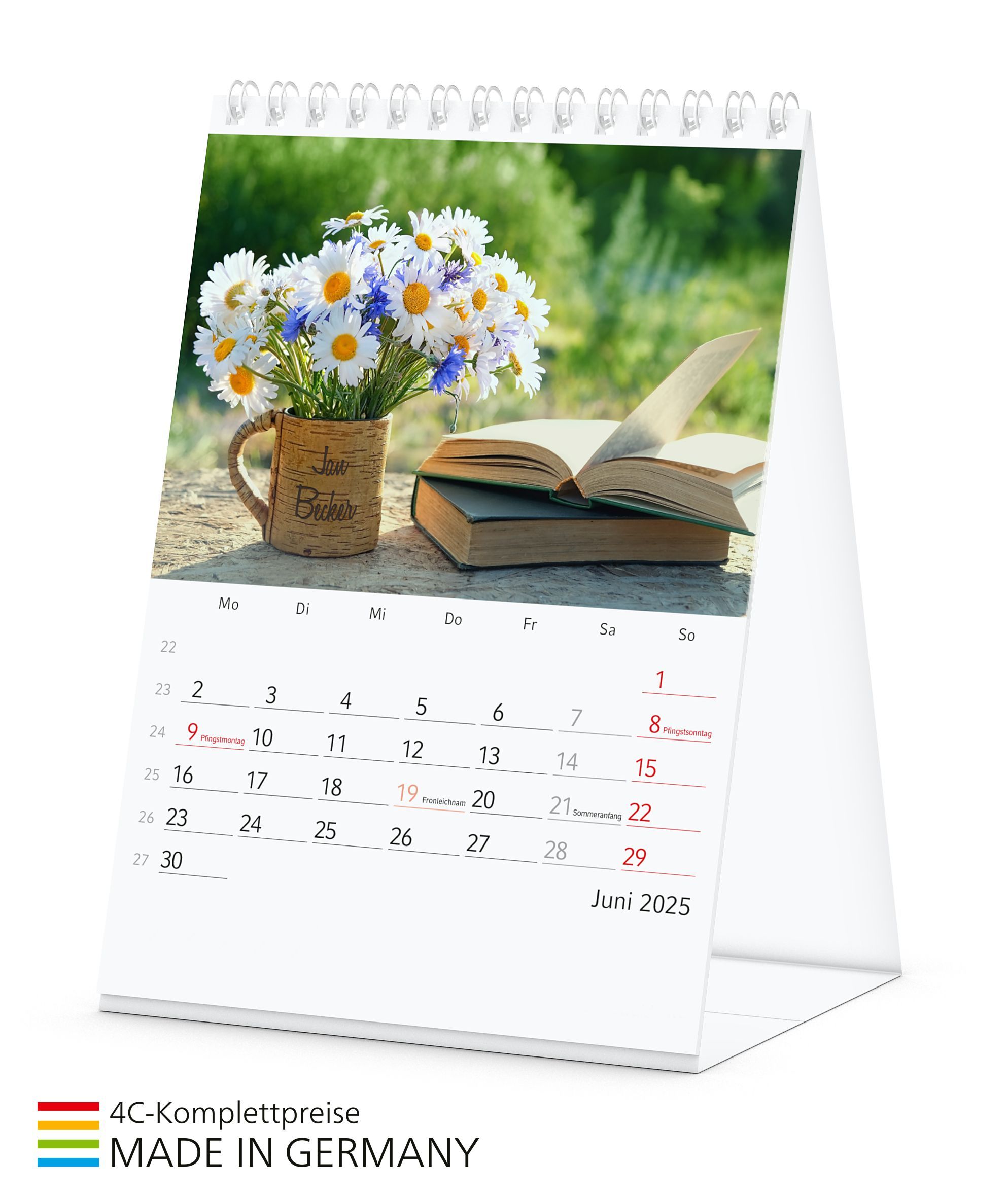 Vorderseite unten mittig (10,6 x 1,5 cm)