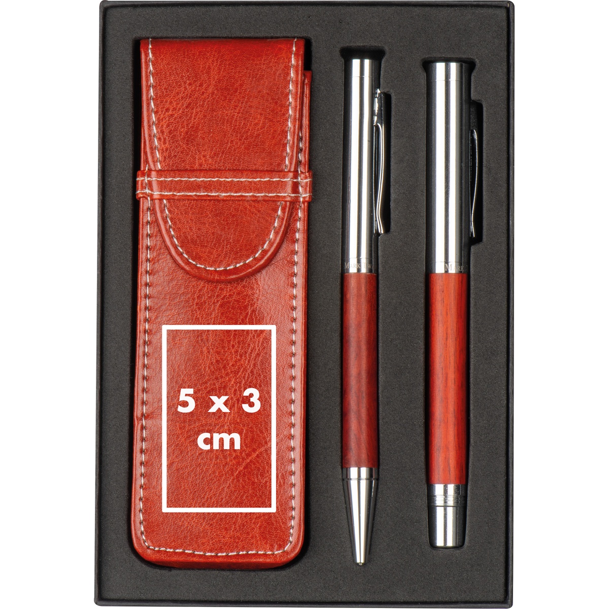 Auf dem Etui (5 x 3 cm)