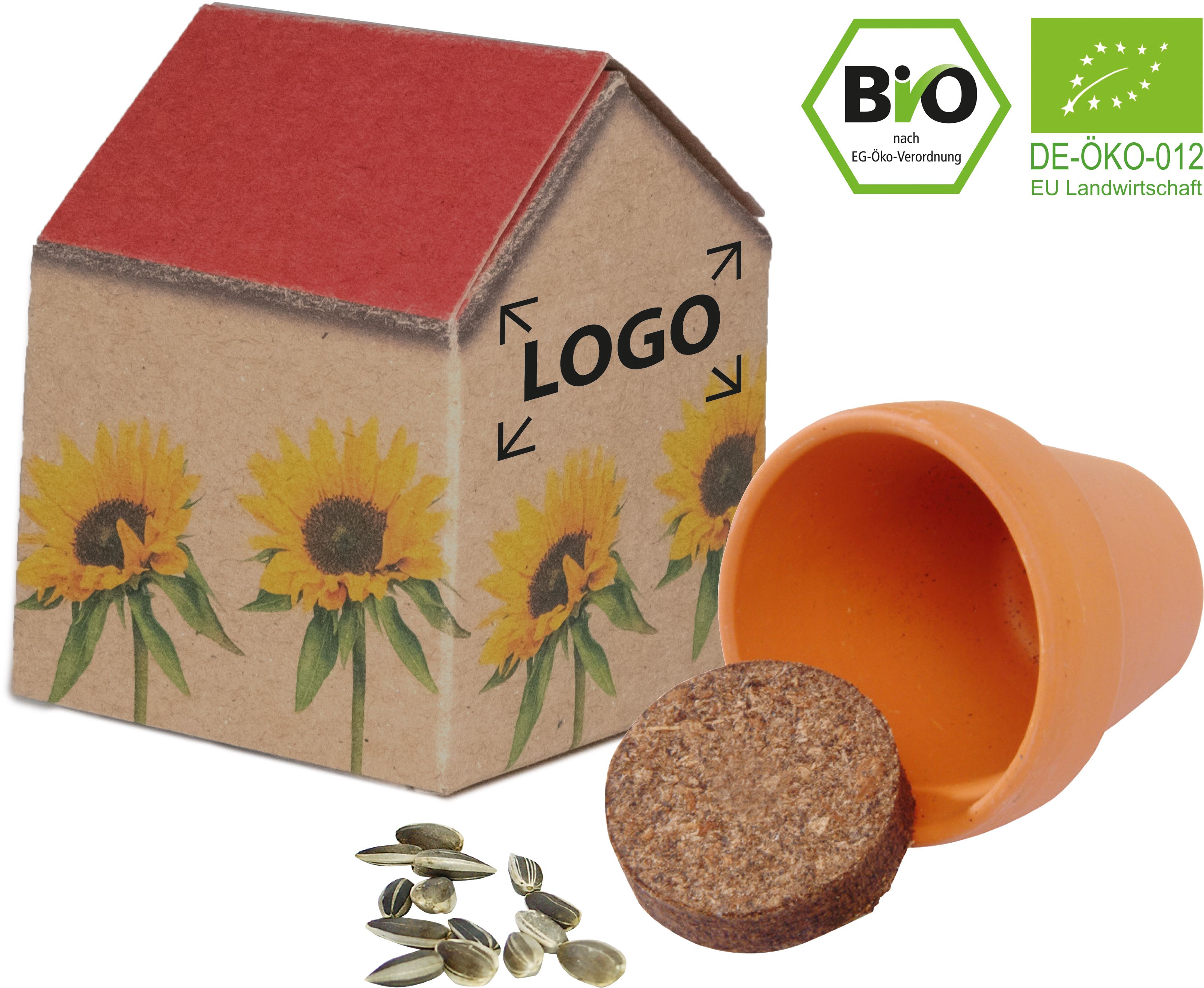 auf das Häuschen (5,0 x 5,0 x 6,0 cm)