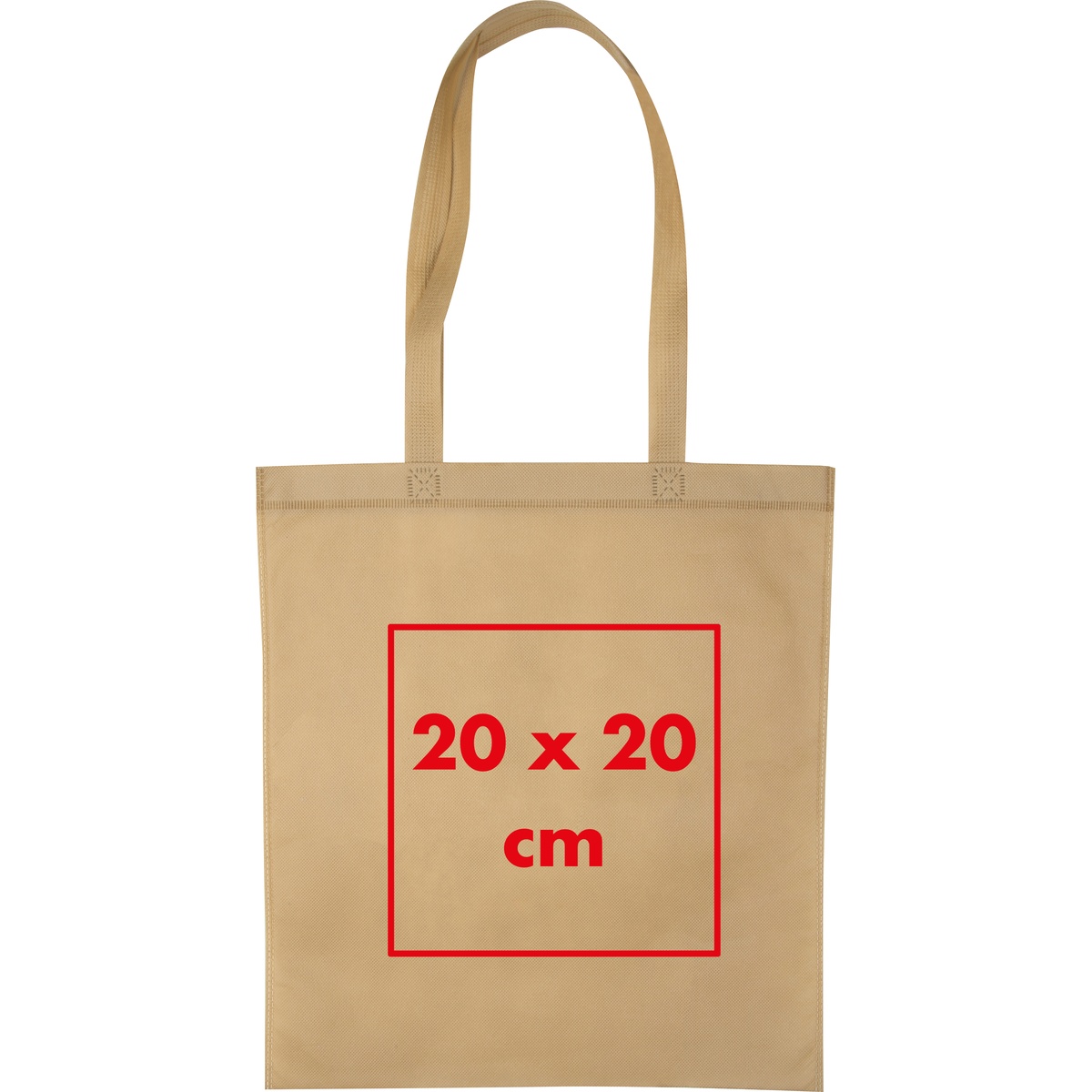 Auf die Tasche/Beutel (20 x 20 cm)