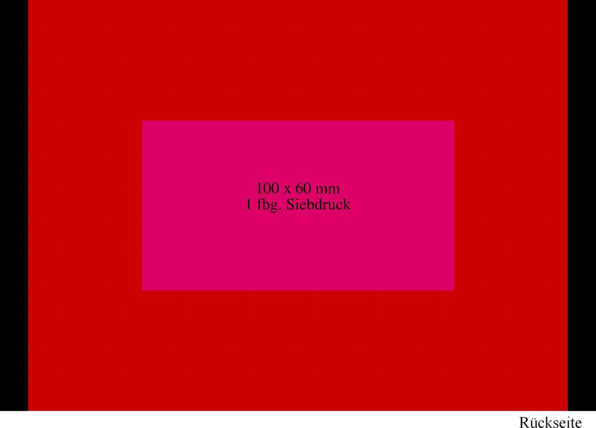 Rückseite unter Klettverschluß (6x11 cm)