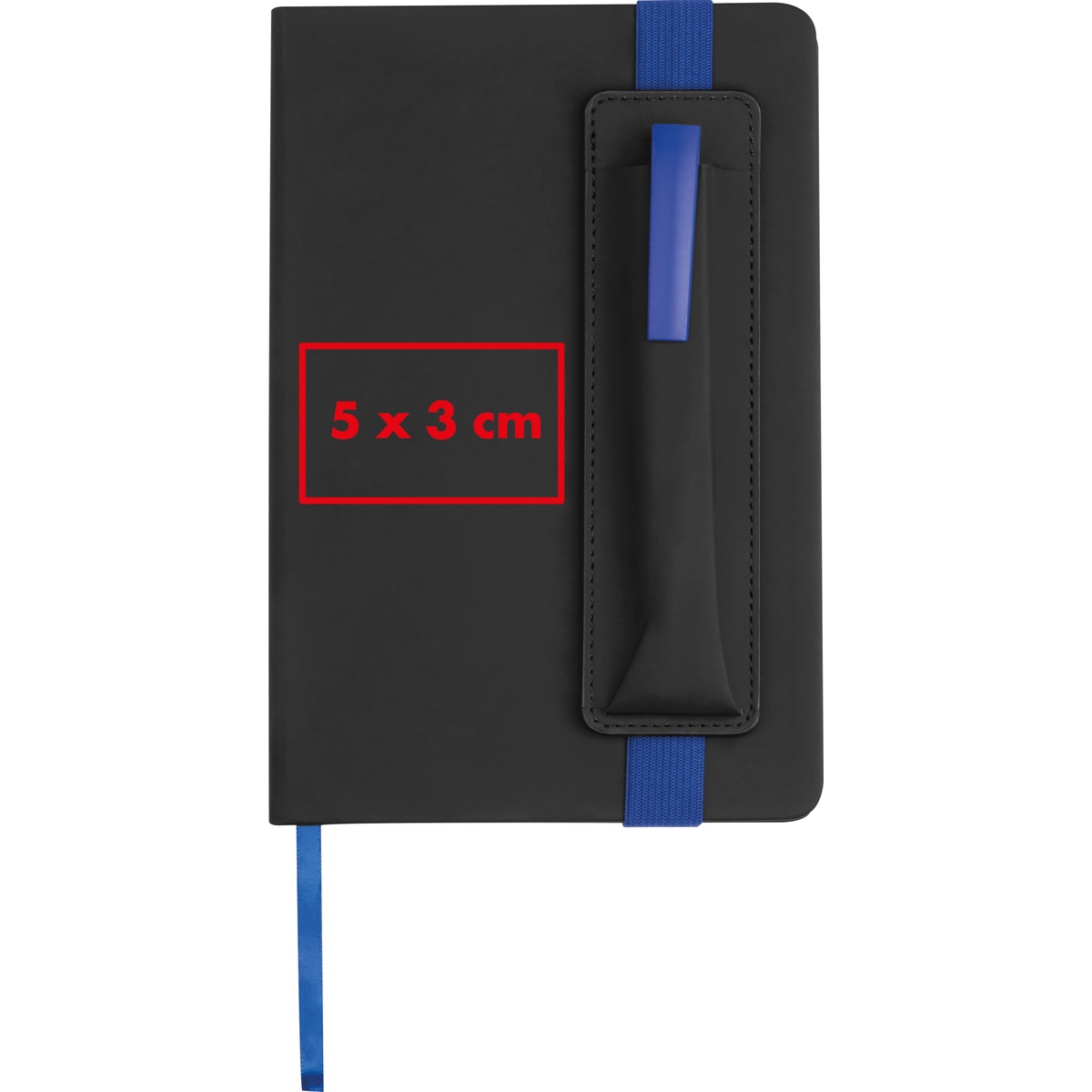 Auf das Buch (5 x 3 cm)