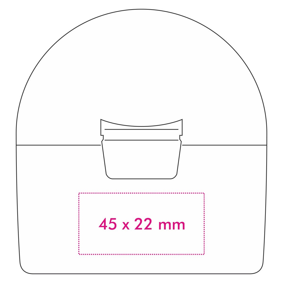 oben (ø 4 cm)