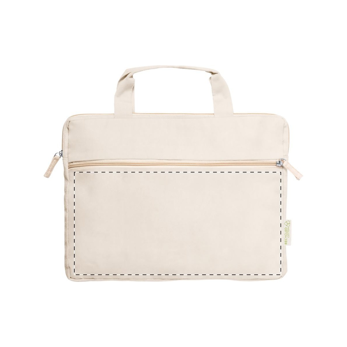 Unterhalb Reißverschluss (30 x 13 cm)