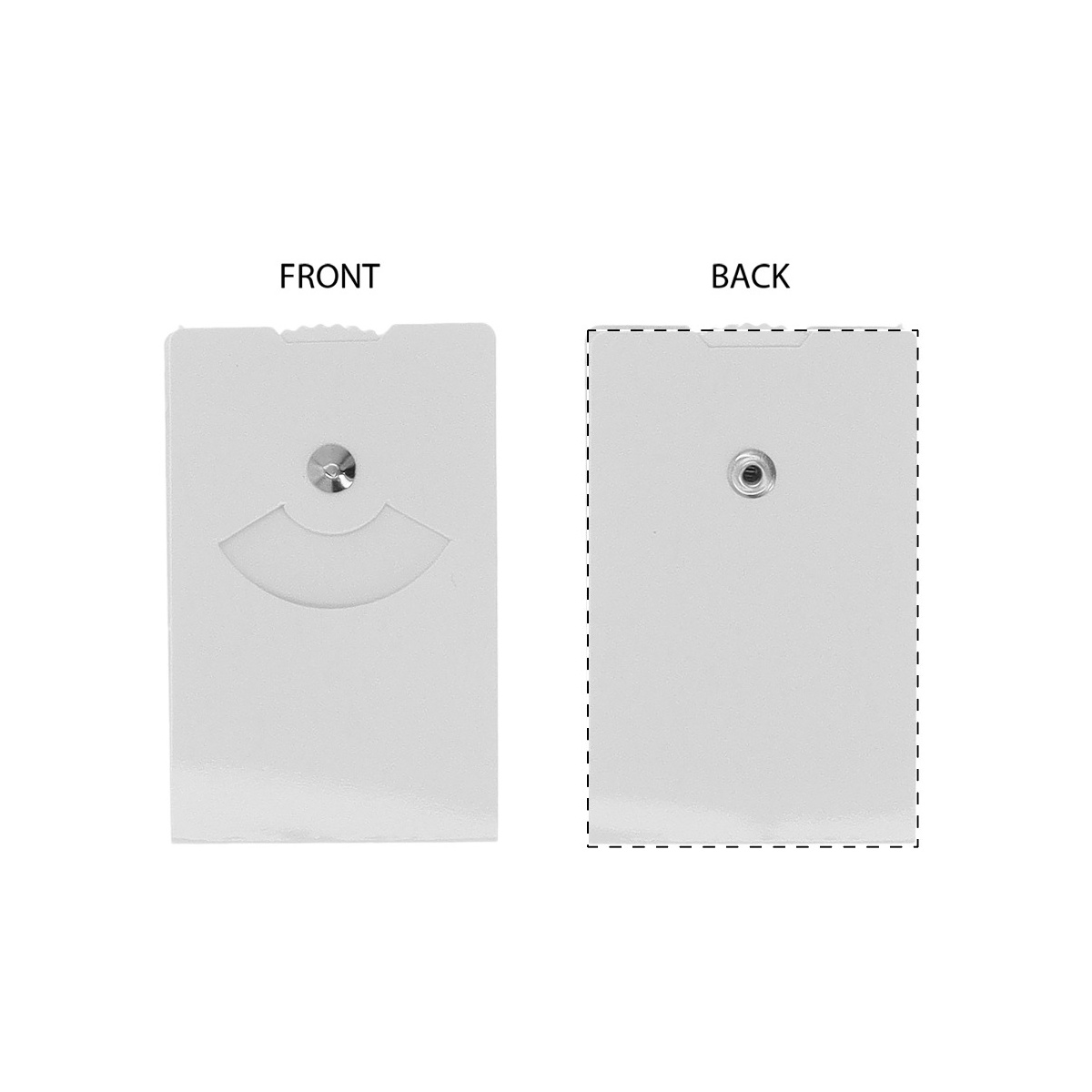 Rückseite (5,4 x 8,5 cm)