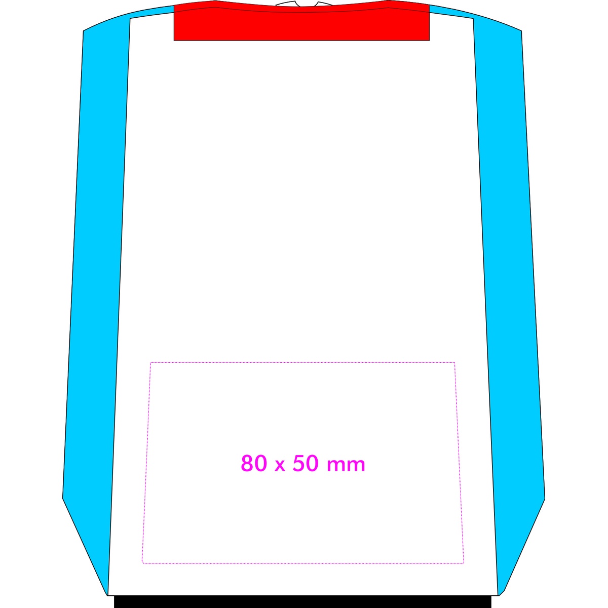 Rückseite (8 x 5 cm)