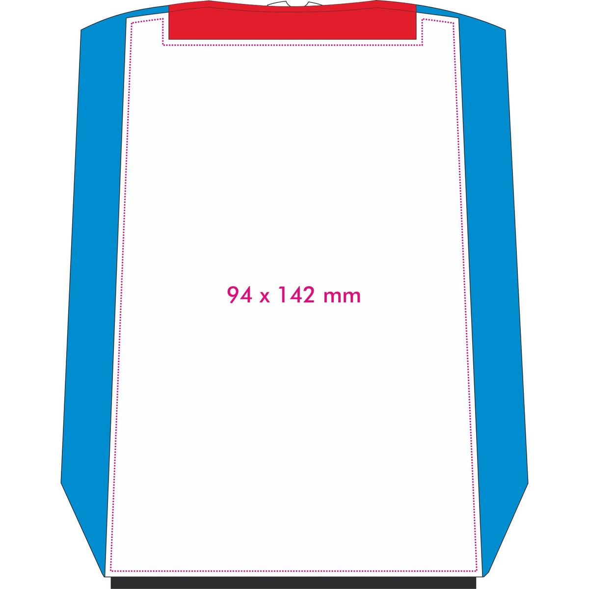 Rückseite (9,4 x 14,2 cm)