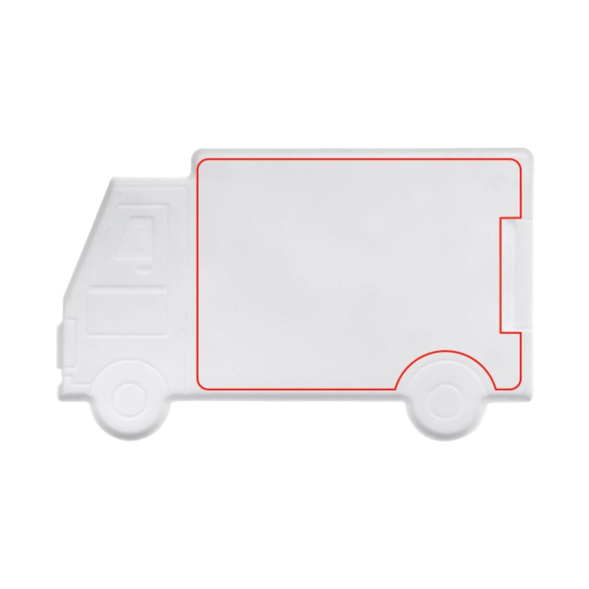 Auf Truck, nach links fahrend (43 x 61 mm)