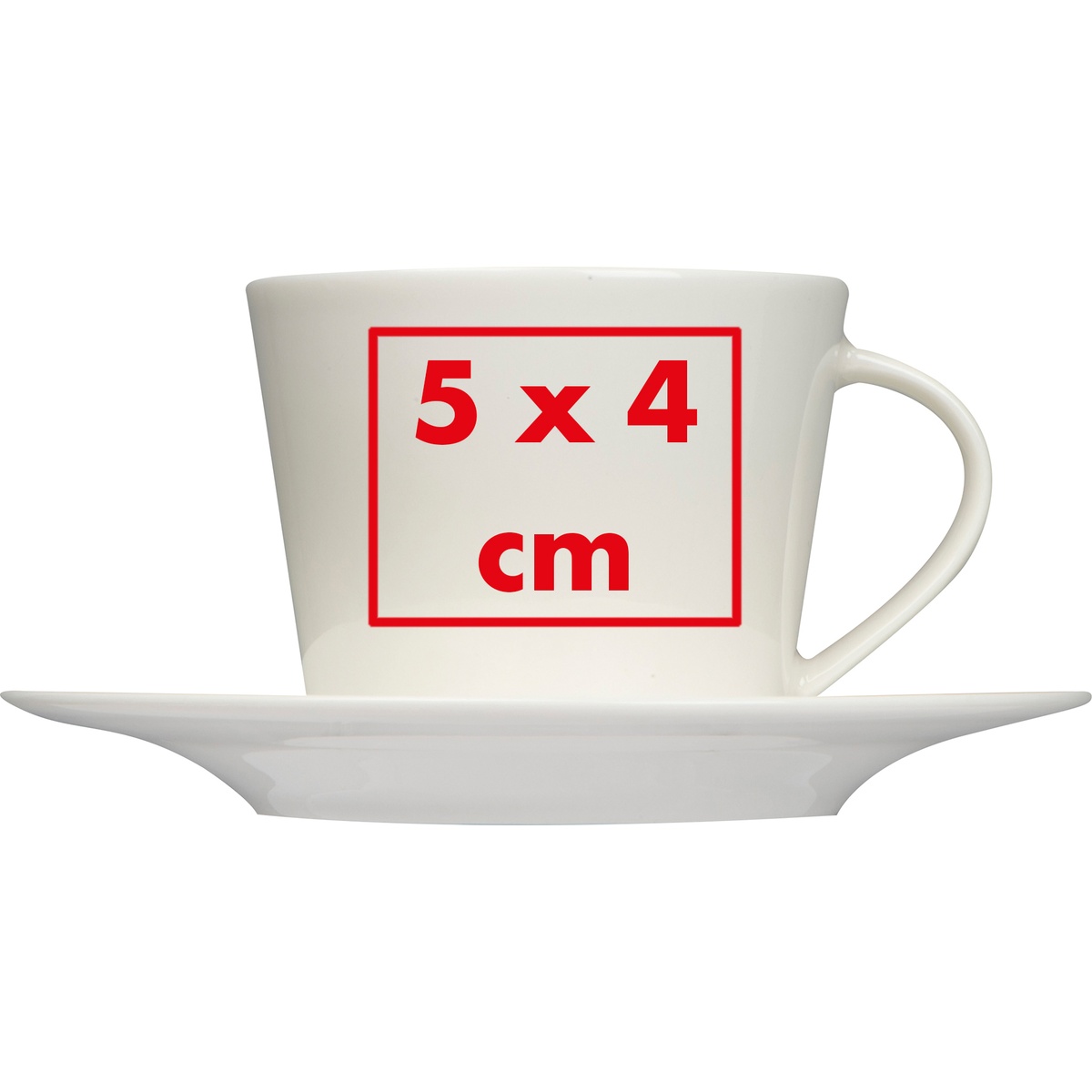 Auf dem Becher (5 x 4 cm)