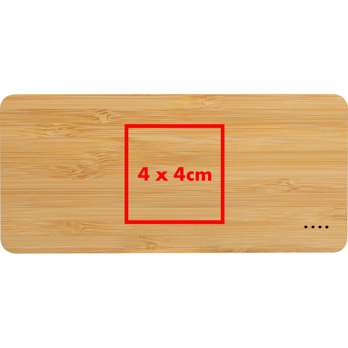 Auf die Powerbank (4 x 4 cm)