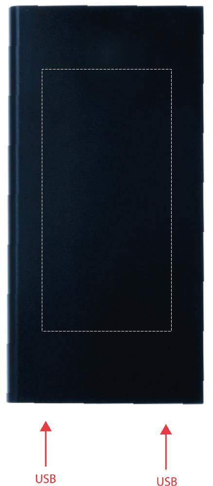 Oberseite (10 x 5 cm)