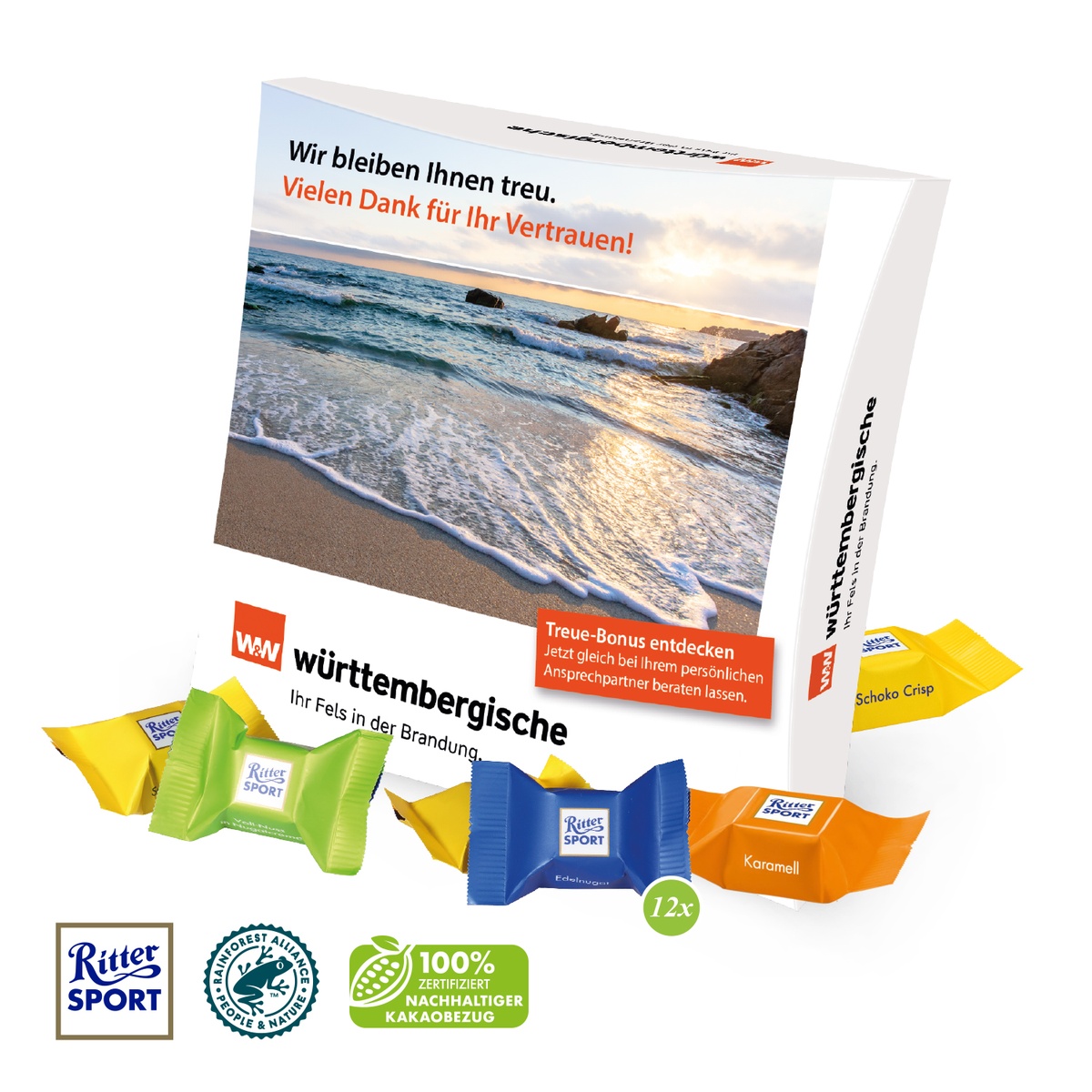 Rundum (ca. 140 x 140 x 40 mm)