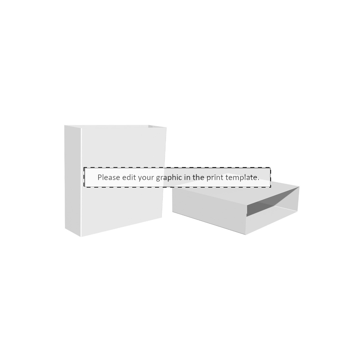 Maßgefertigte Kraft-Papierbanderole (212 x 177 mm)