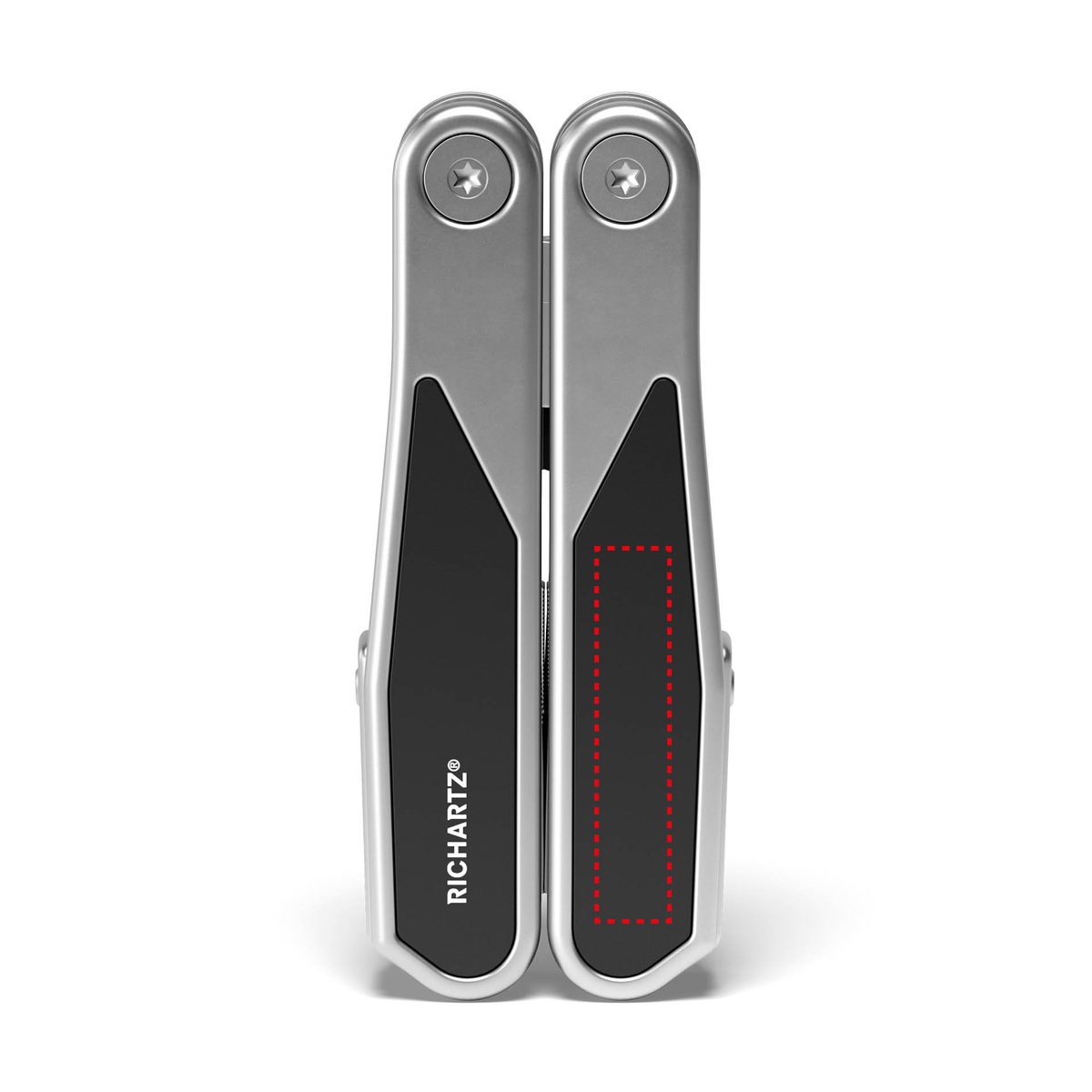 Auf dem Griff Rückseite rechts (1 x 4 cm)