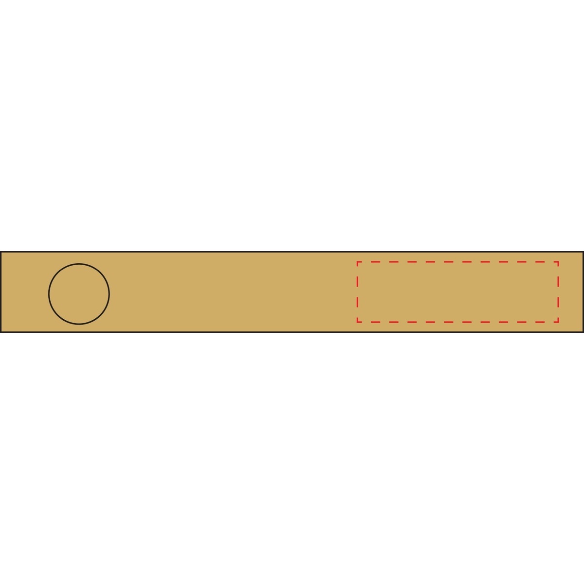 Oberseite, vorne (50 x 15 mm)