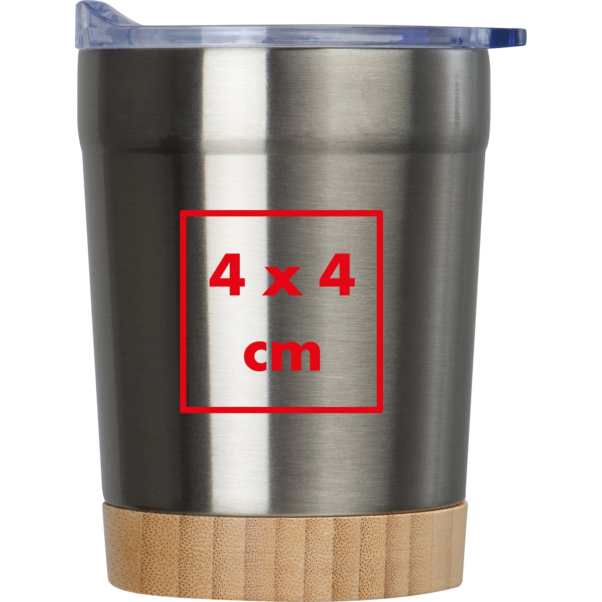 Auf dem Becher (4 x 4 cm)