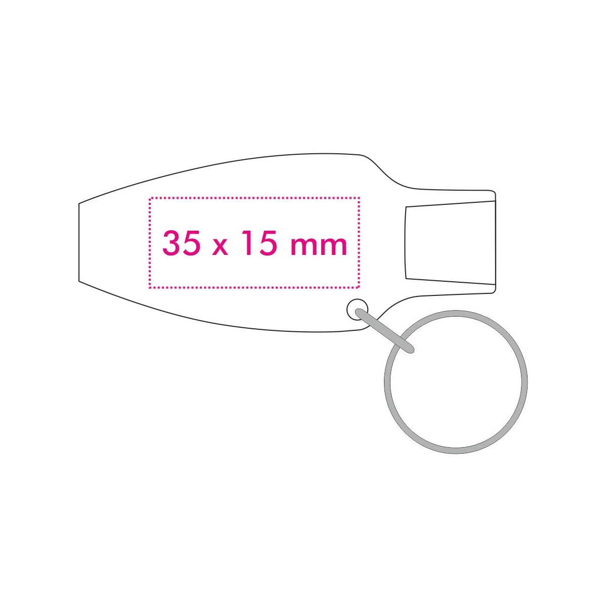 Rückseite (3,5 x 1,5 cm)