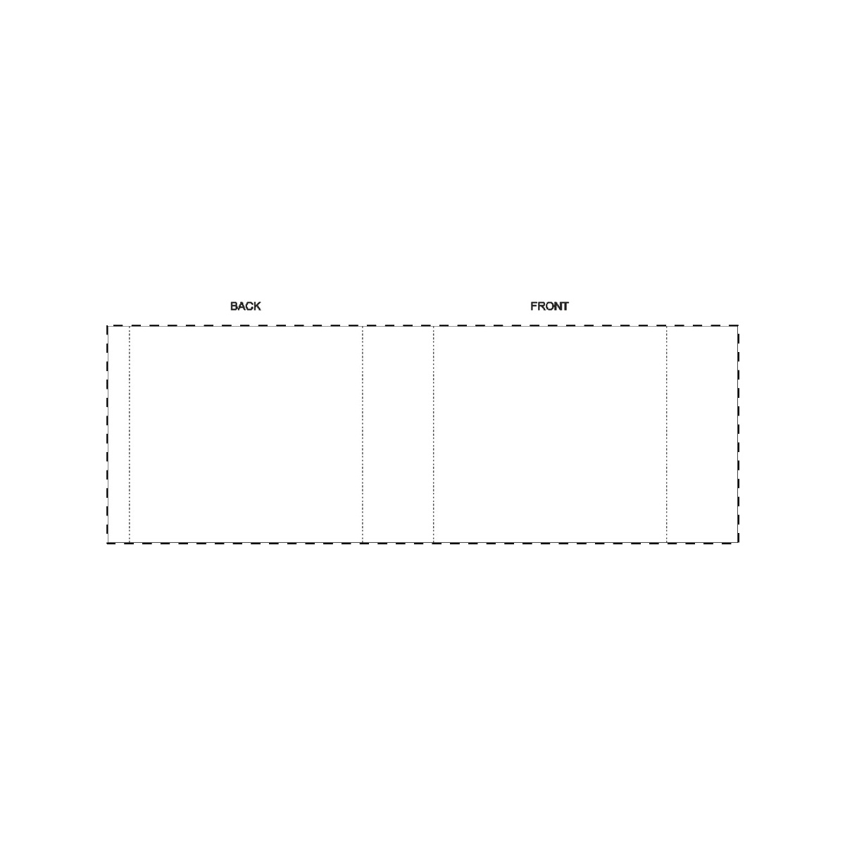 Maßgefertigte Papierbanderole (294 x 105 mm)