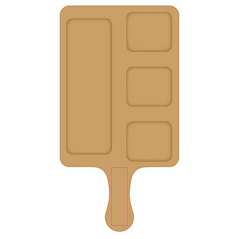 Servierbrett-Griff (2,5 x 9 cm)