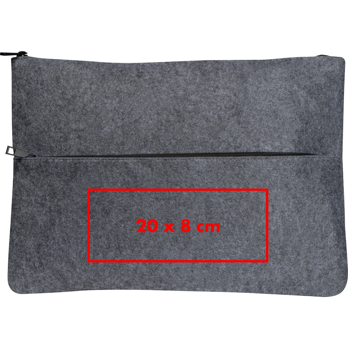 Auf der Vorderseite (20 x 8 cm)