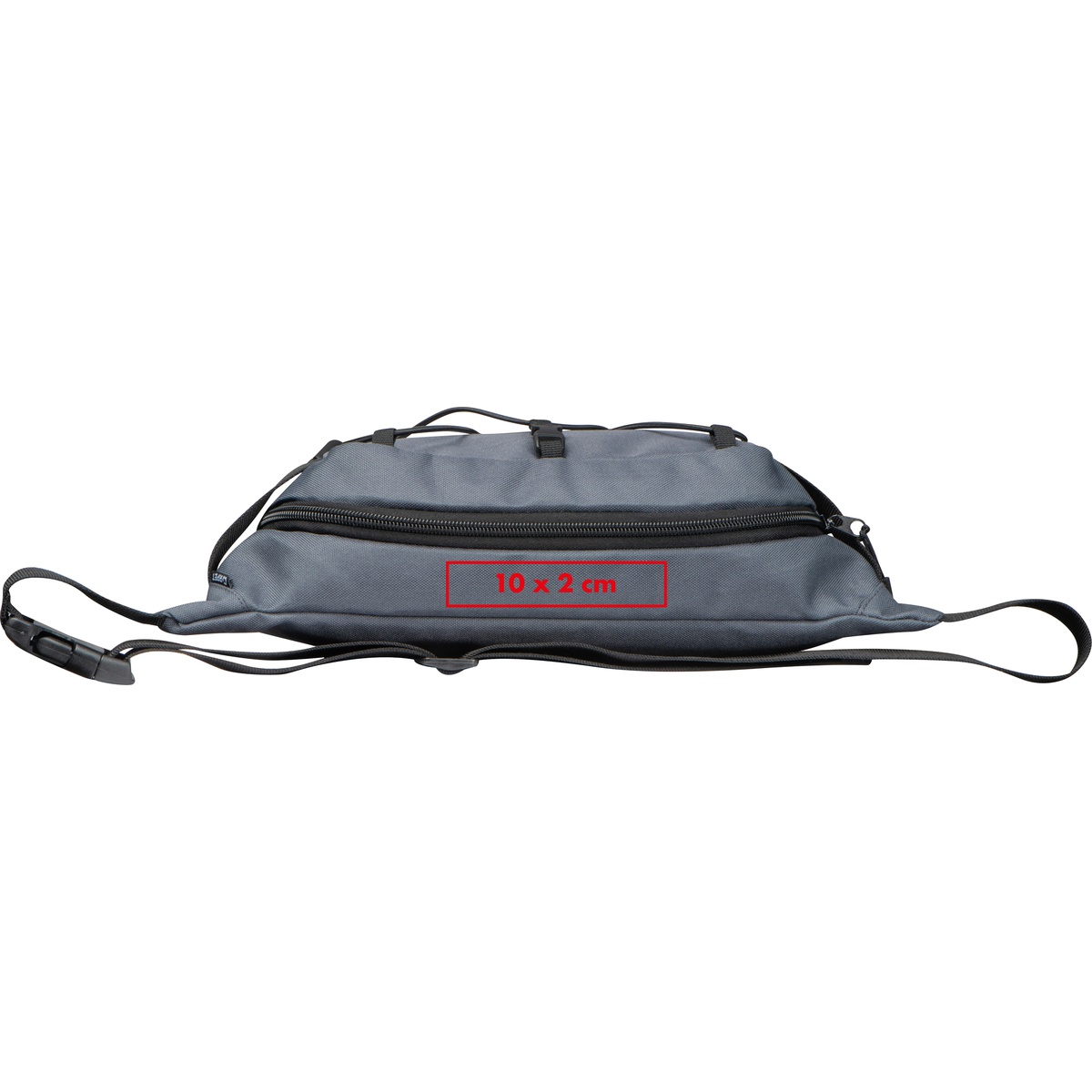 Auf der Vorderseite (10 x 2 cm)