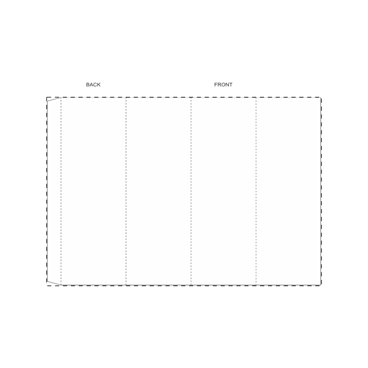 Maßgefertigte Papierbanderole (321 x 230 mm)