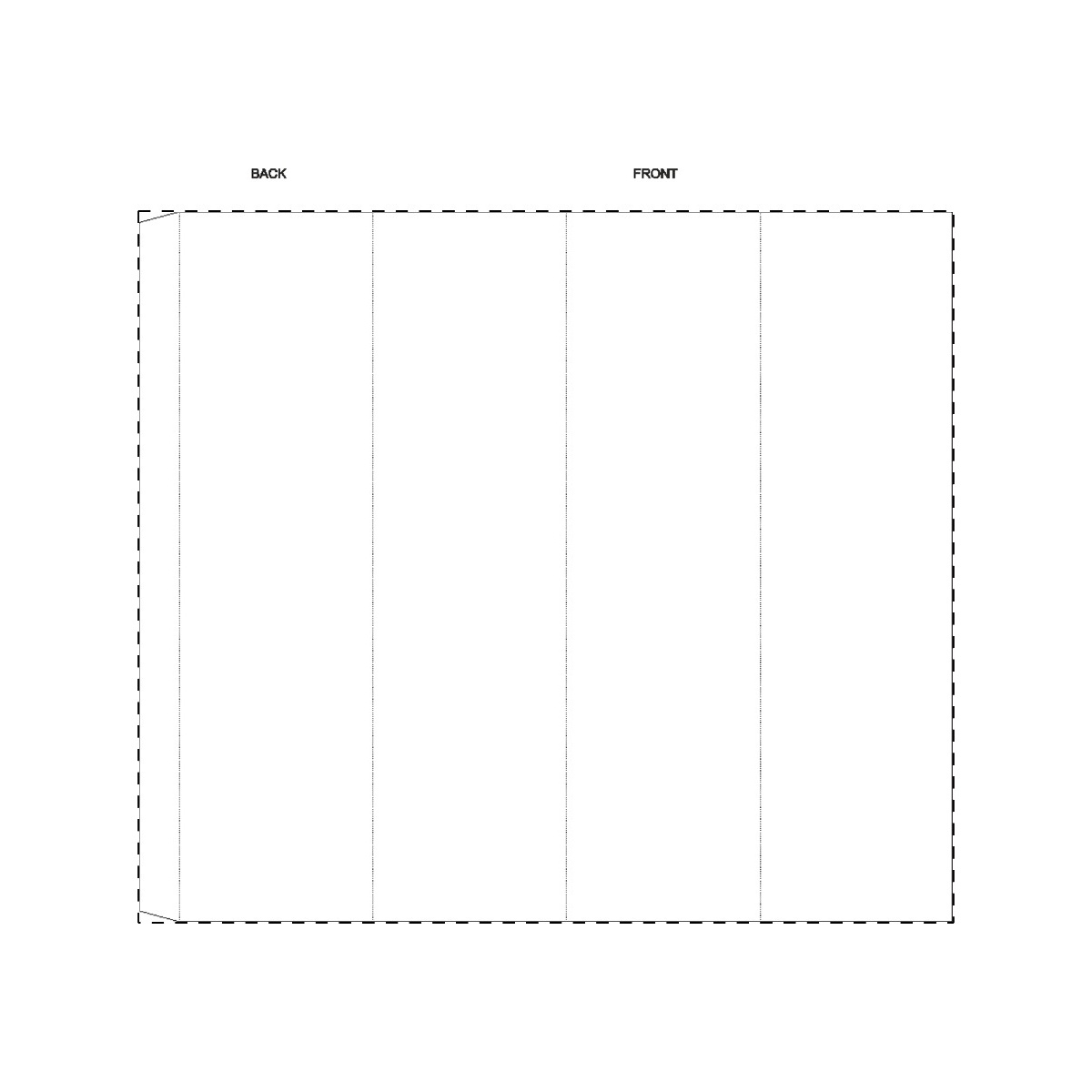 Maßgefertigte Papierbanderole (321 x 280 mm)